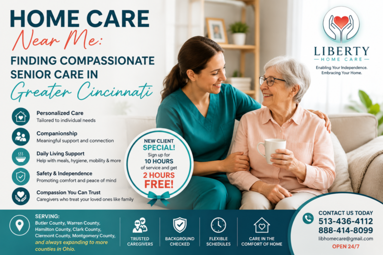 Home care near me in Greater Cincinnati with compassionate senior care
