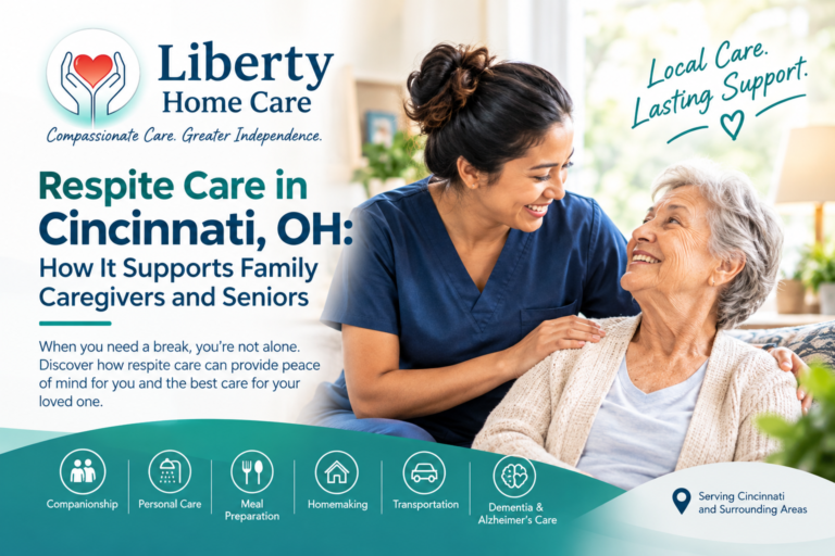 Respite care in Cincinnati, OH supporting seniors and family caregivers